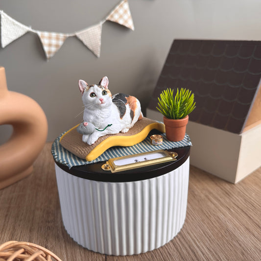 【訂製全身寵物】M號 月落屋 最愛的床床 寵物紀念罐 骨灰罐 居家擺設