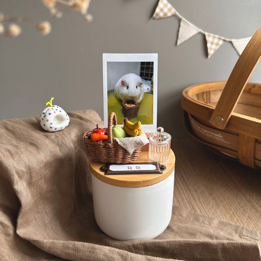 【48H出貨】客製 基本風 寵物紀念罐 骨灰罐【附照片1張】