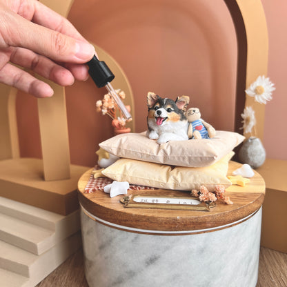 【客製全身寵物】 L號 月落屋 想念的季節 手作 寵物骨灰罐 紀念罐 居家擺飾