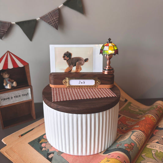 【24H出貨】美式饗宴 寵物紀念罐 骨灰罐【含照片訂製】