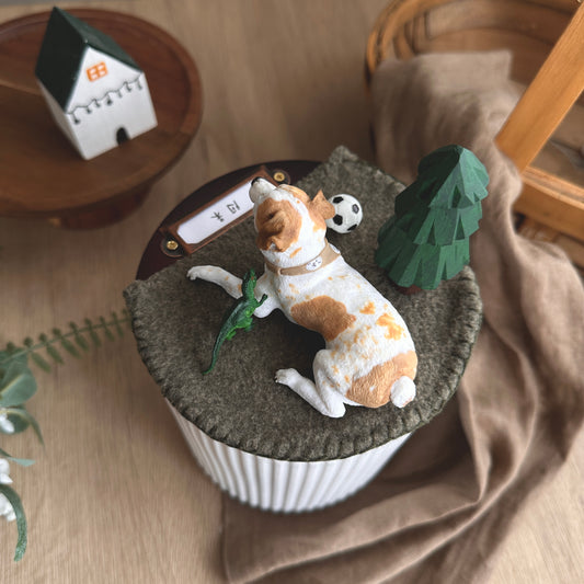 【訂製全身寵物】 XL號月落屋 寵物紀念罐 骨灰罐【中型犬適用】