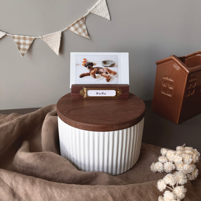 【24H出貨】基本風 寵物紀念罐 骨灰罐【含照片訂製】