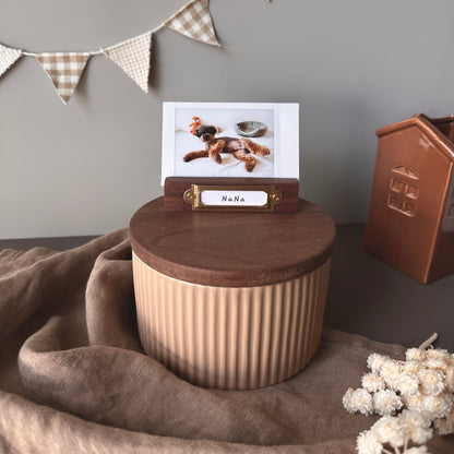 【24H出貨】基本風 寵物紀念罐 骨灰罐【含照片訂製】