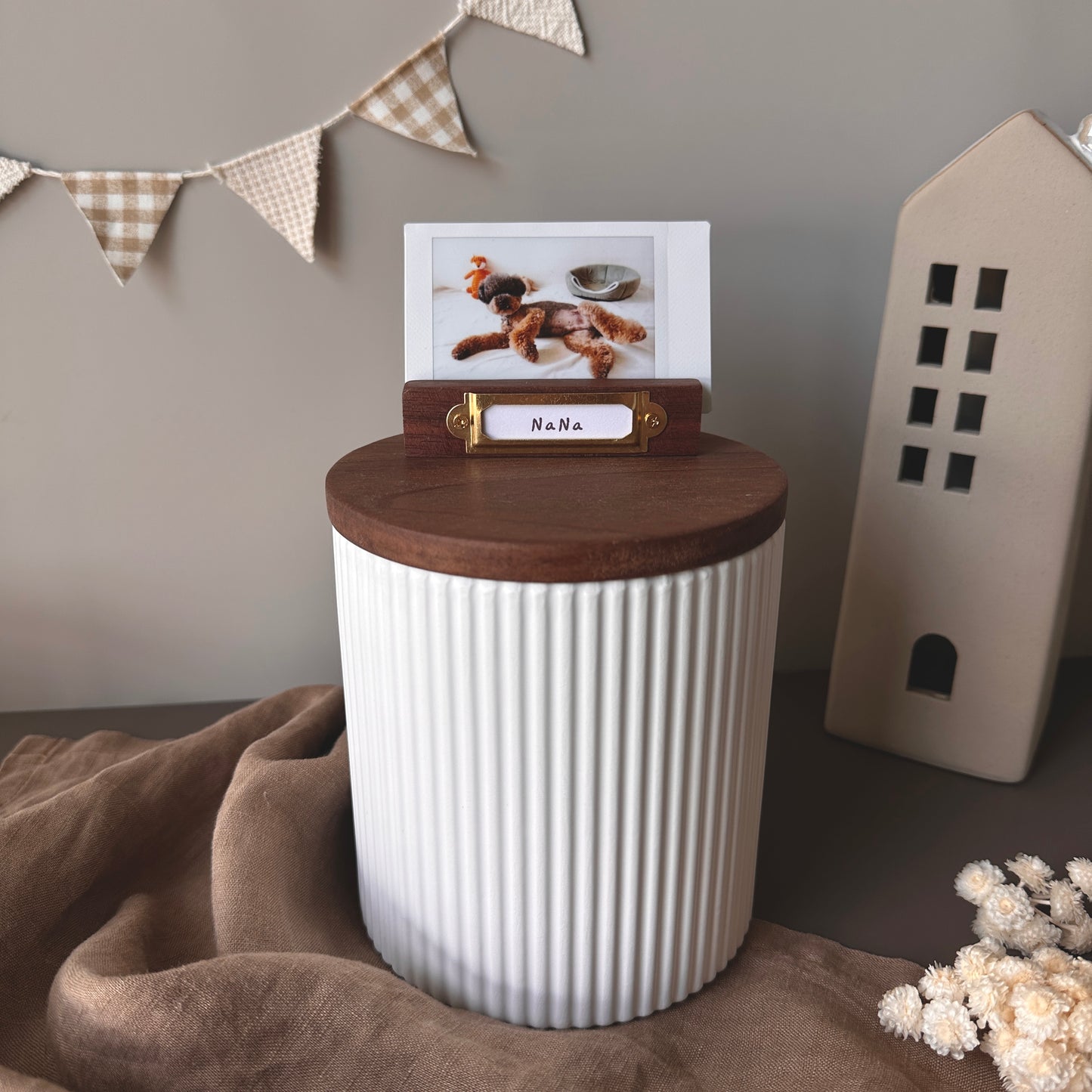 【24H出貨】基本風 寵物紀念罐 骨灰罐【含照片訂製】