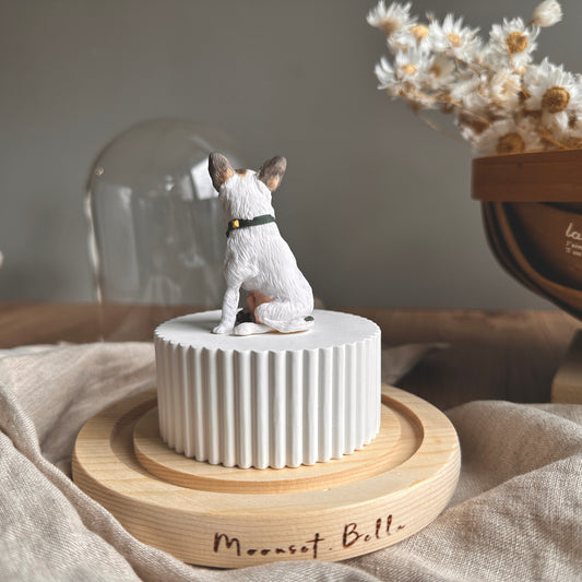 【訂製全身寵物】小玻璃罩月落屋 基本款 寵物紀念 居家擺飾