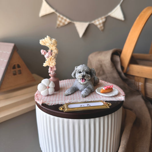 【客製全身寵物】M號 月落屋 暖暖午後 寵物紀念罐 骨灰罐 居家擺飾