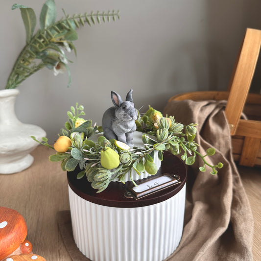 【訂製全身寵物】M號 月落屋 花花世界 寵物紀念罐 骨灰罐 居家擺飾 擴香石