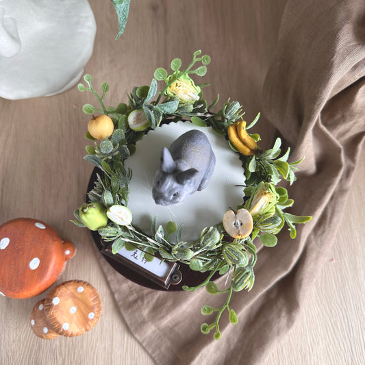 【訂製全身寵物】M號 月落屋 花花世界 寵物紀念罐 骨灰罐 居家擺飾 擴香石