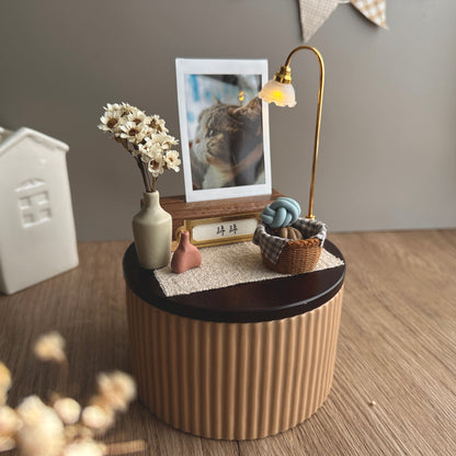 【24H出貨】晚安寶貝 法式風 寵物紀念罐 骨灰罐【含照片訂製】