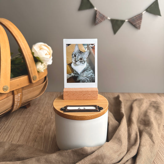 【24H出貨】基本風 寵物紀念罐 骨灰罐【含照片訂製】